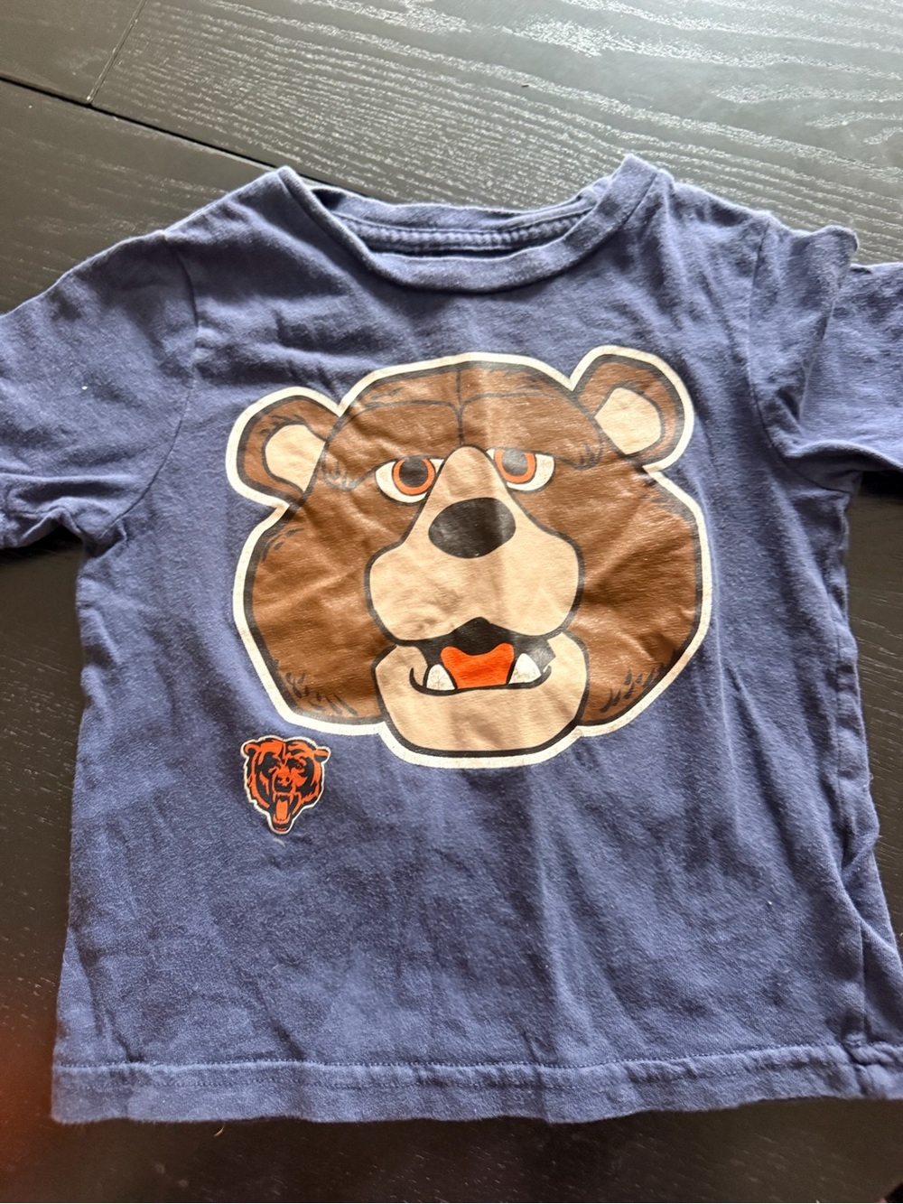Chicago Bears NFL Officially Licensed Toddler Blue T-Shirt. Sz 4T